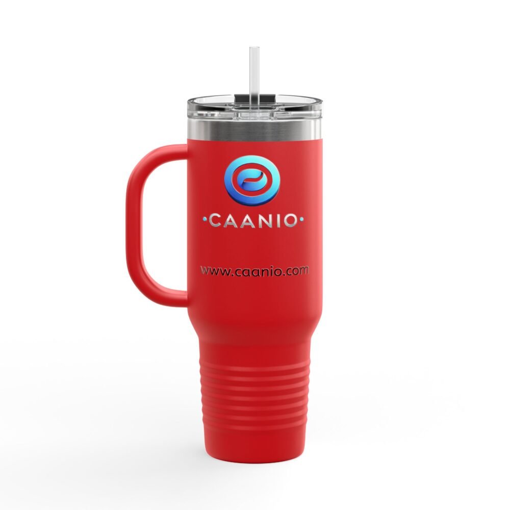 Caanio Insulated Travel Mug - 40oz with Straw | Perfect for On-the-Go Hydration – Image 8