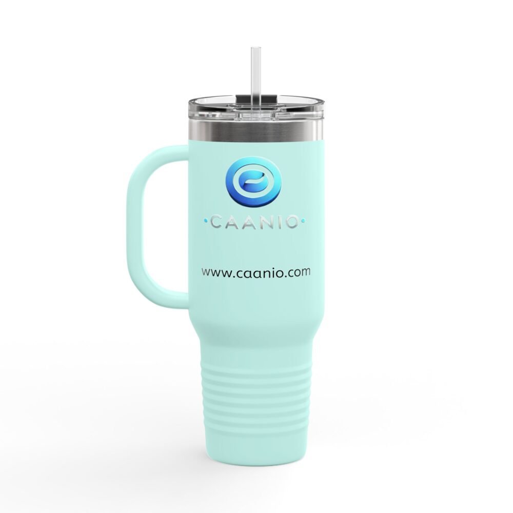 Caanio Insulated Travel Mug - 40oz with Straw | Perfect for On-the-Go Hydration – Image 20