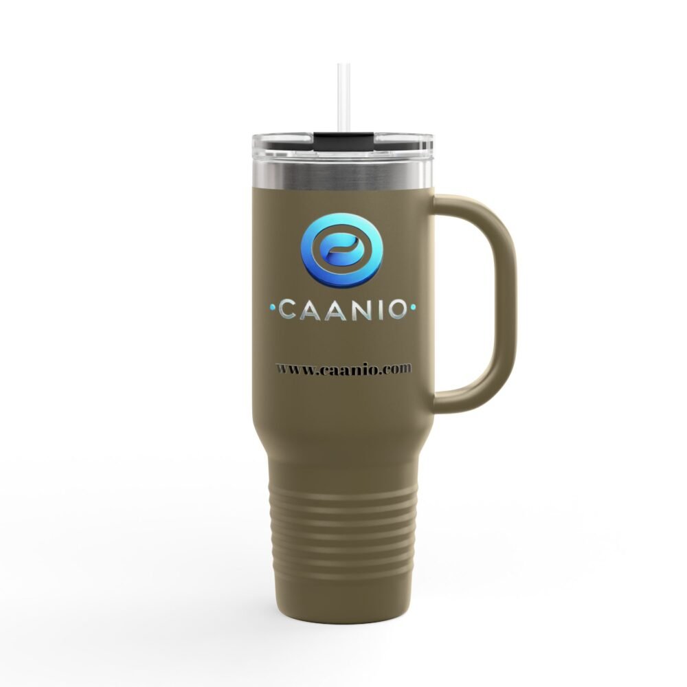 Caanio Insulated Travel Mug - 40oz with Straw | Perfect for On-the-Go Hydration – Image 14